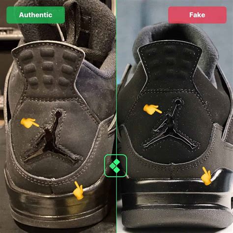 jordan 4 original vs fake